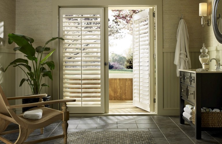 French Door Shutters In Boston Sunburst Shutters Boston Ma