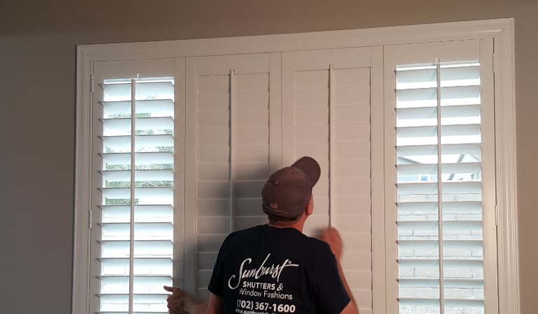 Plantation shutters are a great option when you are ready to replace your blinds in Boston. Installation of plantation shutters in Boston